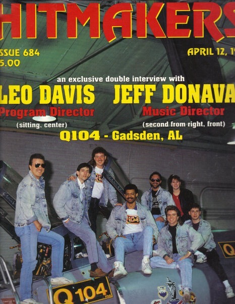 Q104 on cover of HITMAKERS